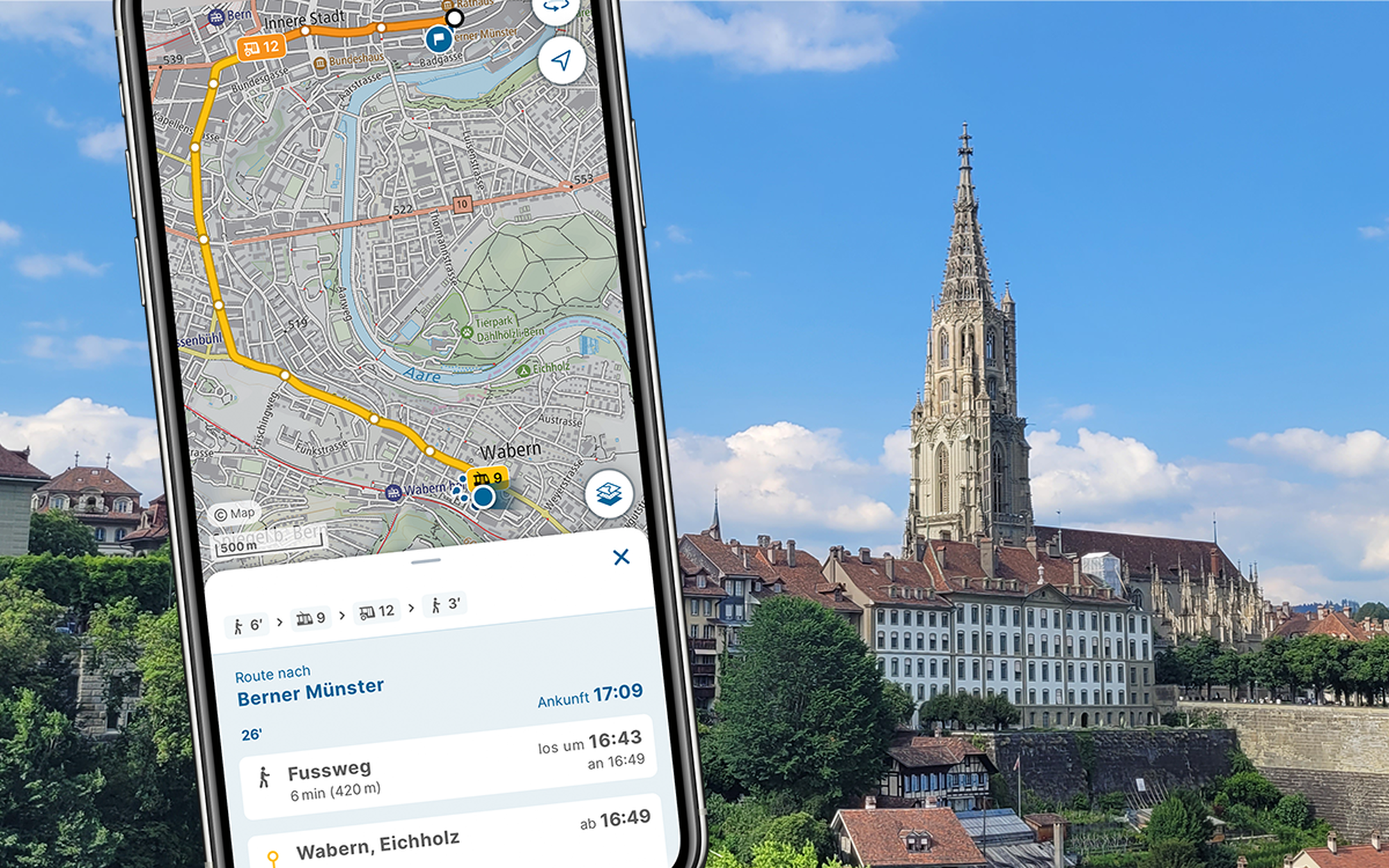 Neue Funktionen der Swisstopo-App: Erleichterte Tourenplanung und Alltagsnavigation