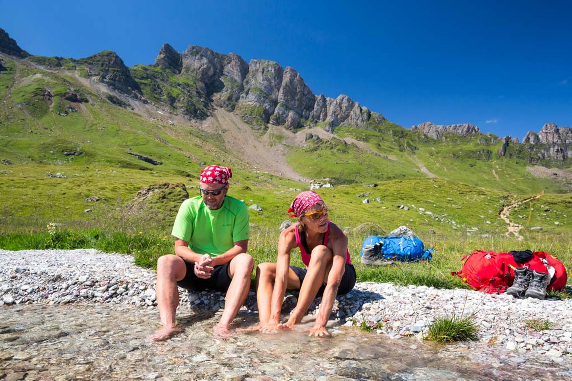 Auf Spurensuche am Calanda: Trekking in Graubünden