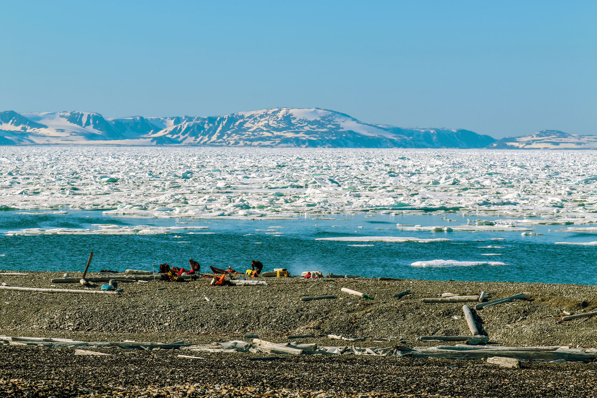 Pioniertat – mit dem Seekajak um die Insel Spitzbergen