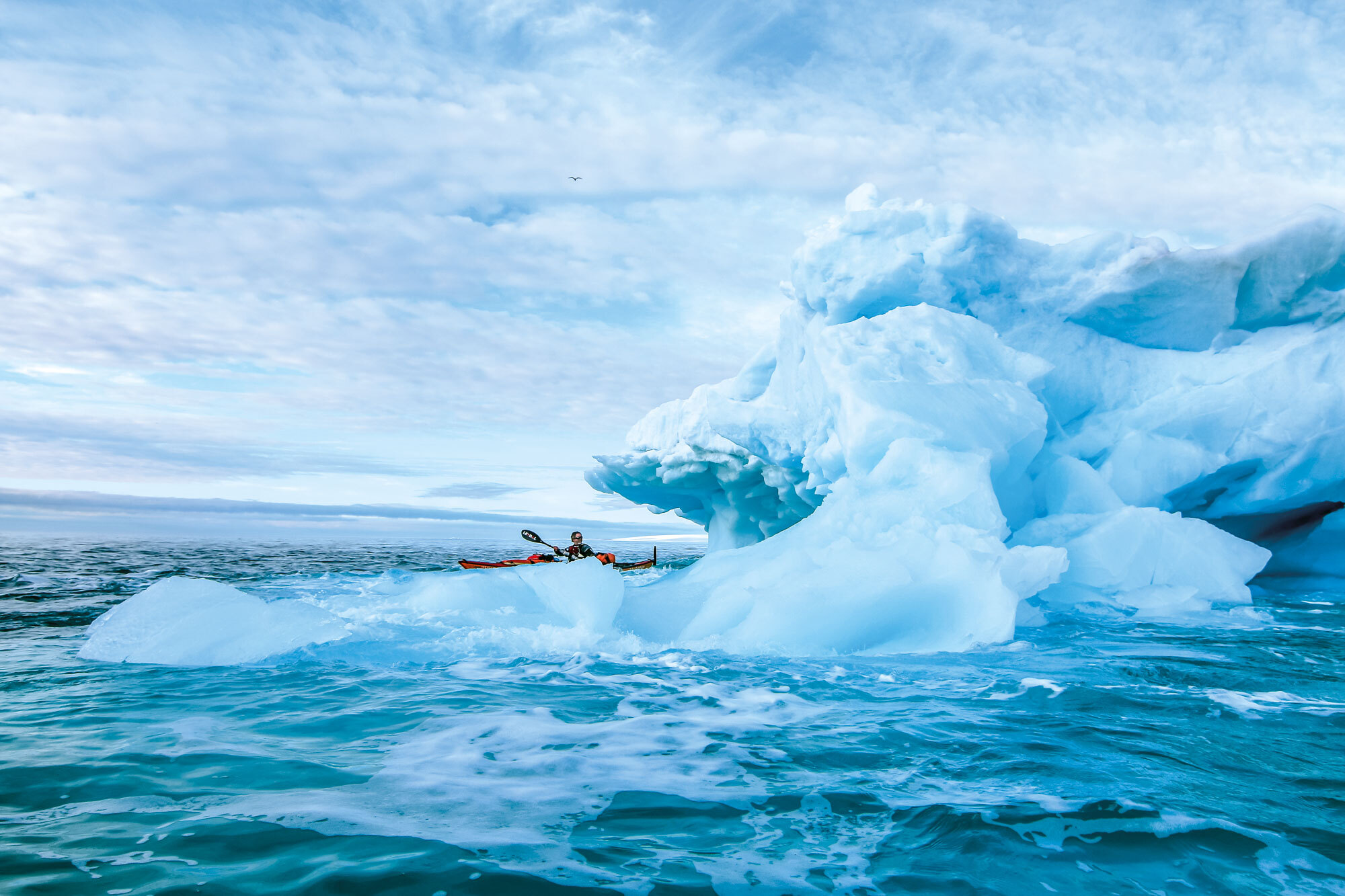 Pioniertat – mit dem Seekajak um die Insel Spitzbergen