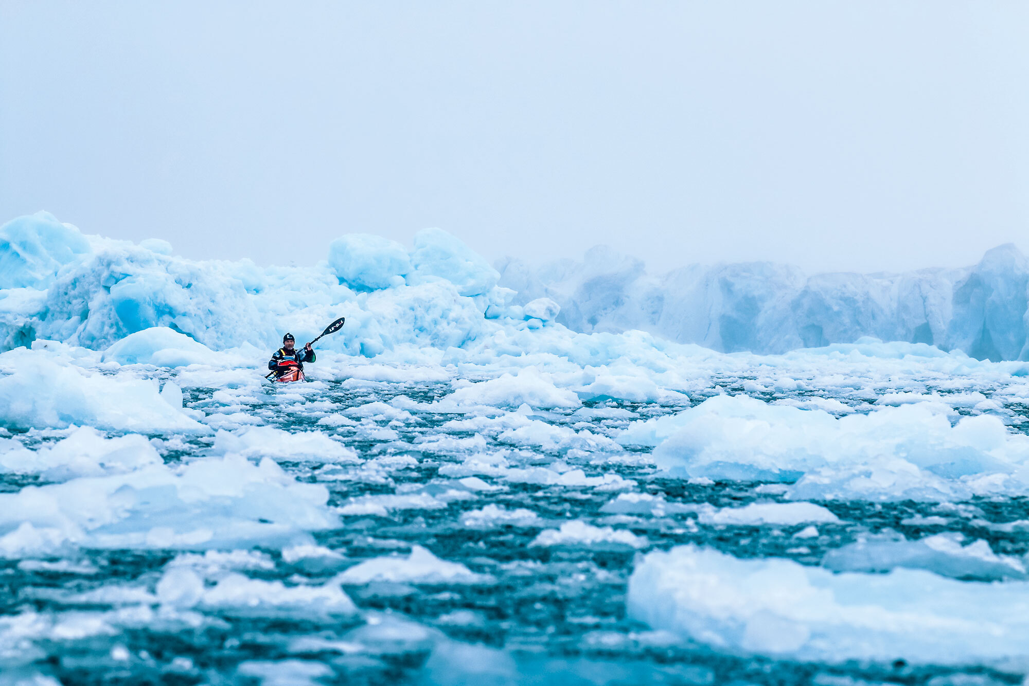 Pioniertat – mit dem Seekajak um die Insel Spitzbergen