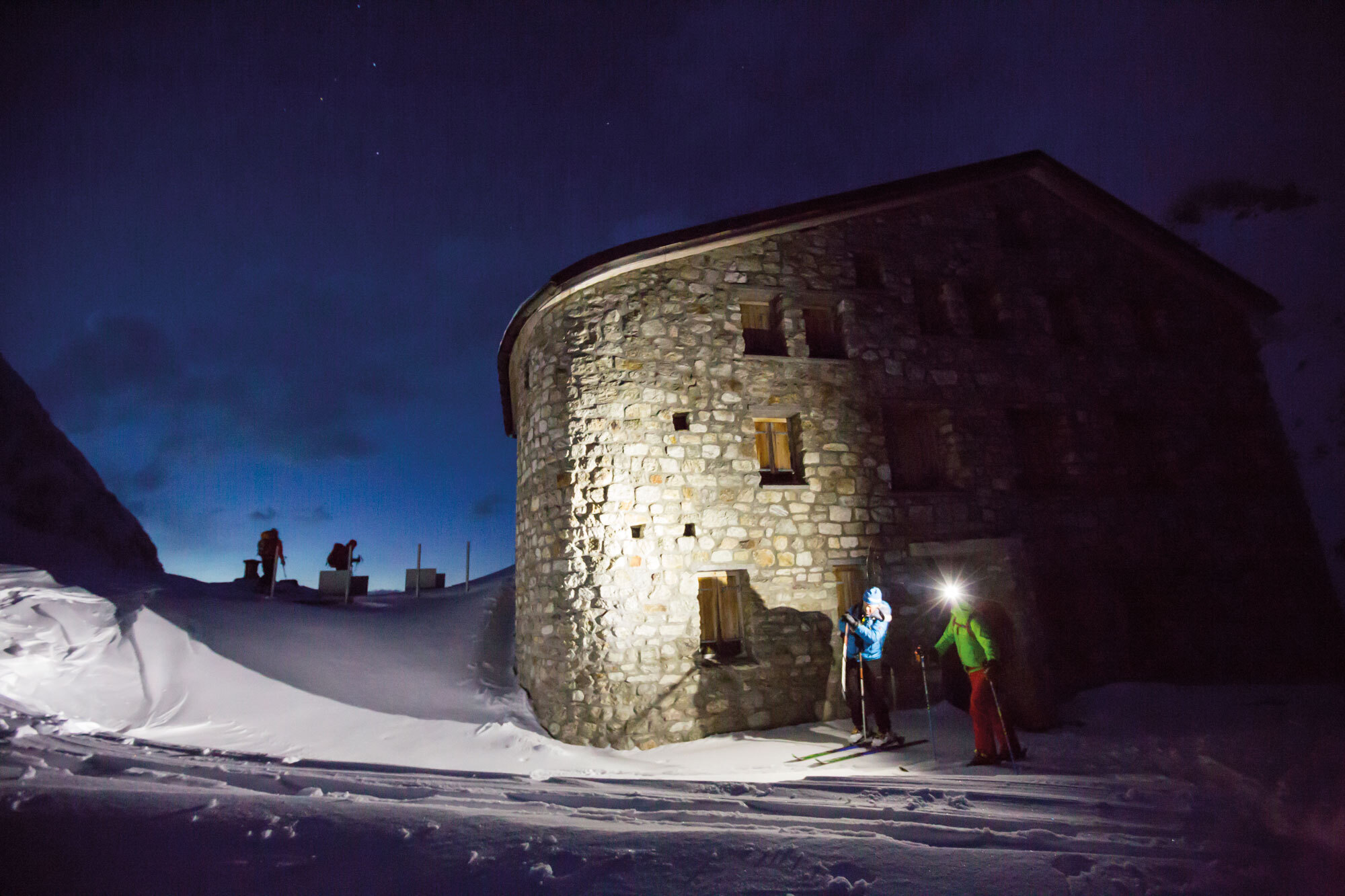 Skidurchquerung in Graubündens wildem Westen