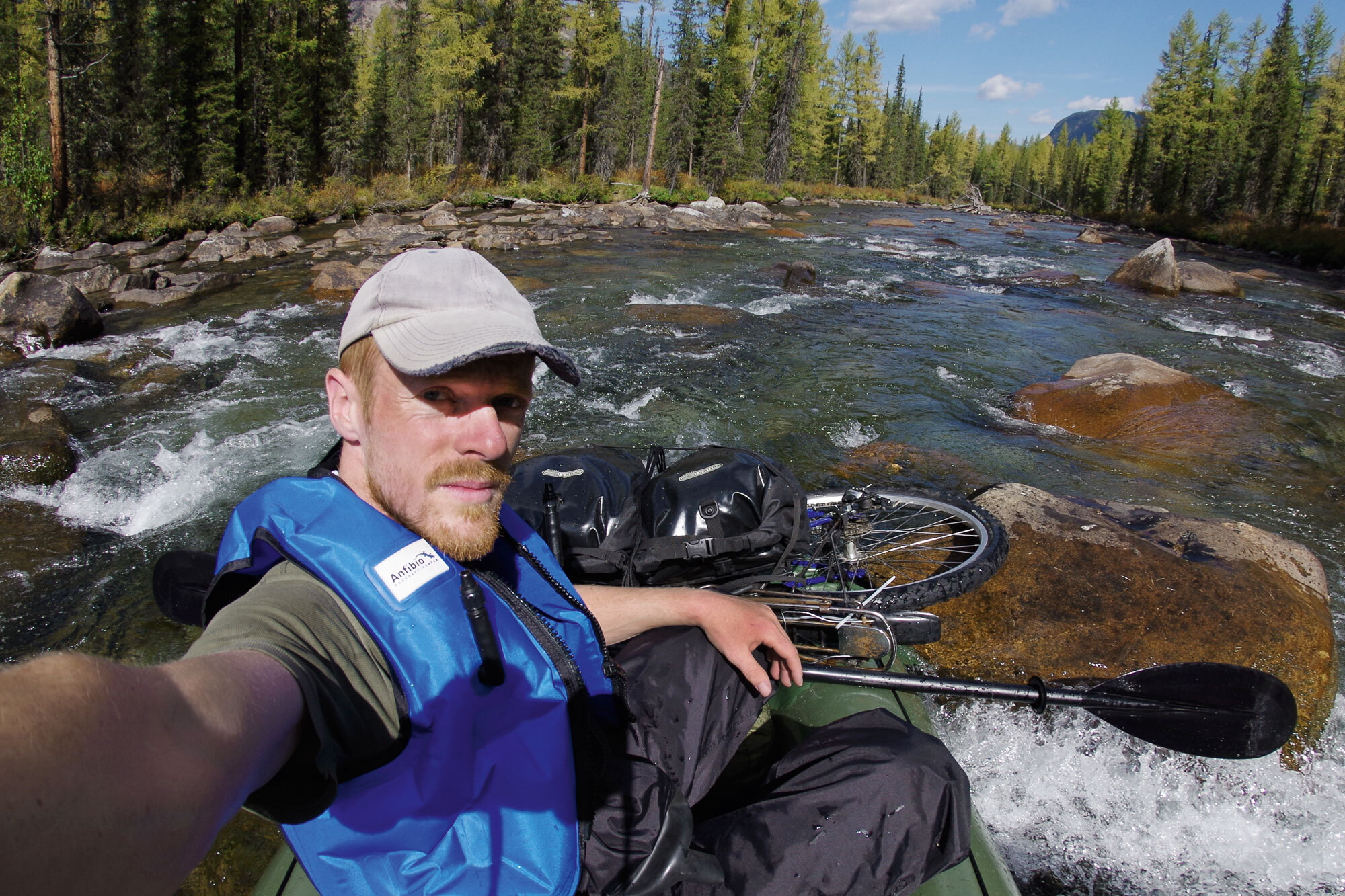 Mit Fahrrad und Packraft über alle Grenzen  durch die Wildnis Sibiriens