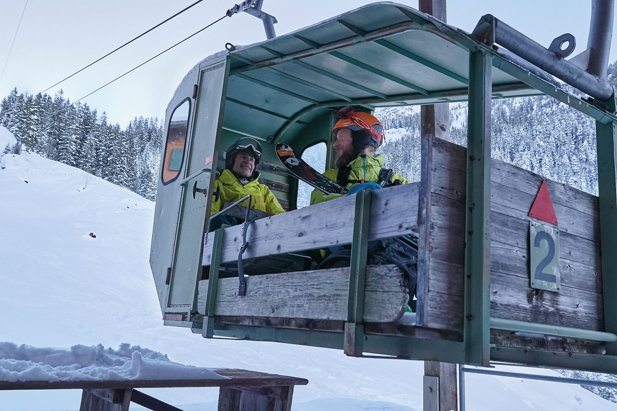 Zeitreise in der Kuhgondel: Skitouren in Engelberg