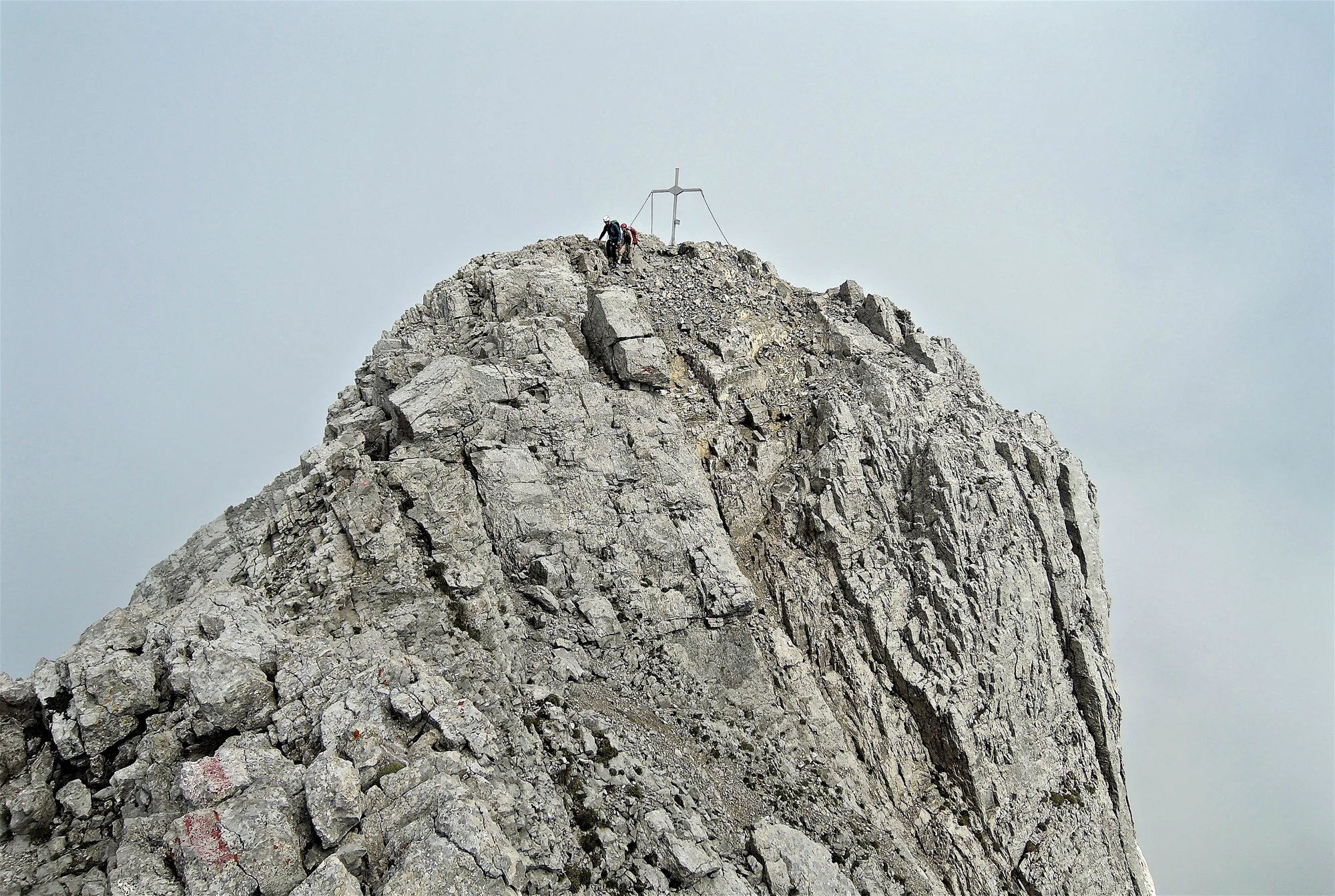 Bergsteigen am Altmann via Schaffhausenkamin