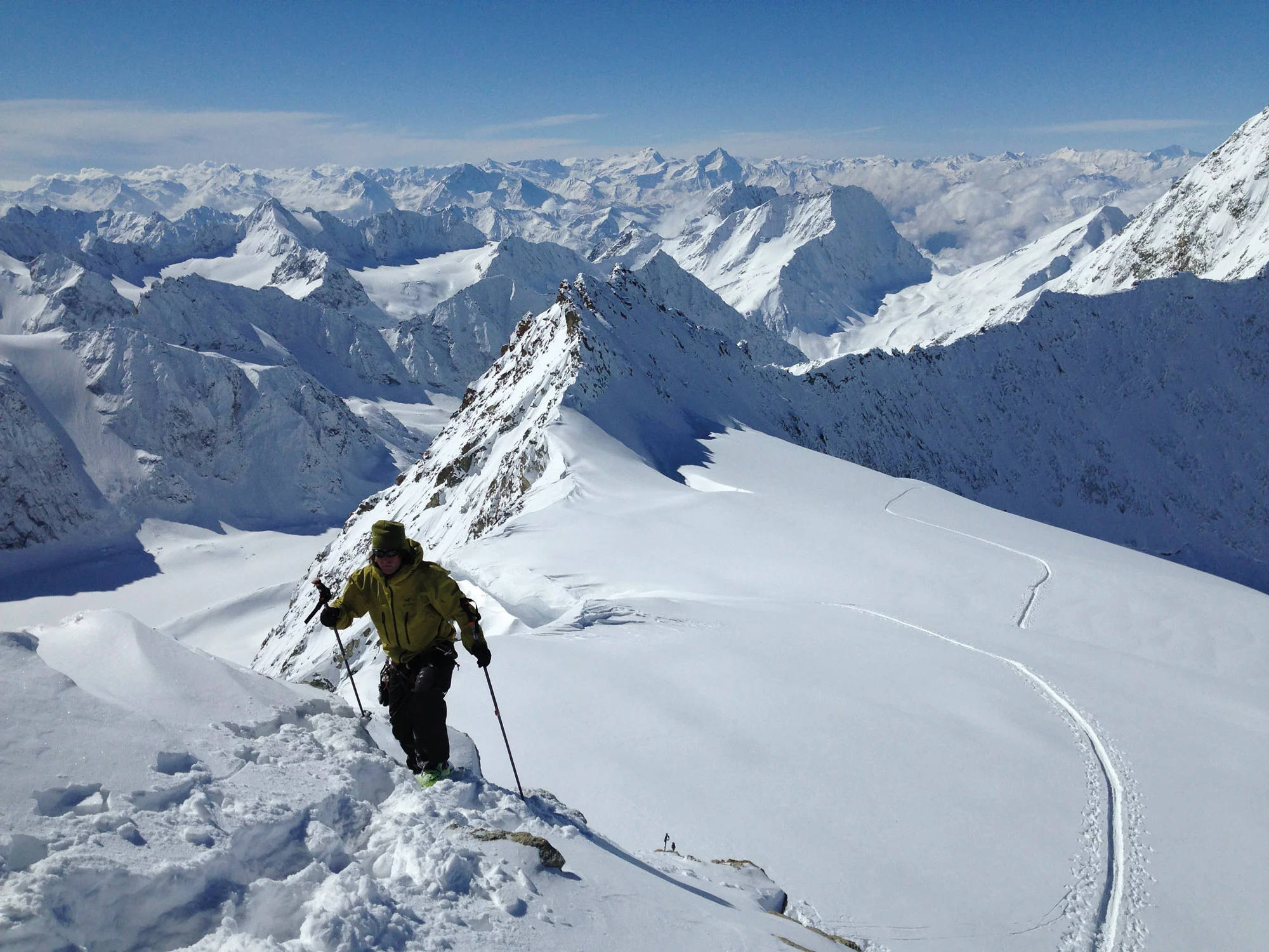 Skitour am Mont Blanc de Cheilon