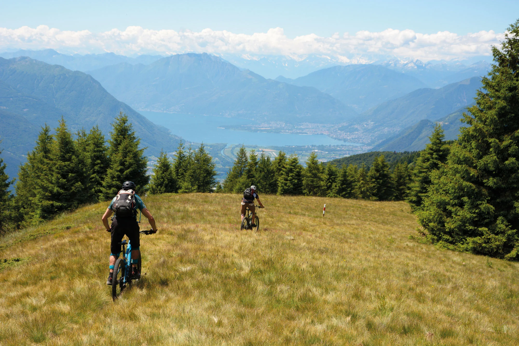 Mountainbiketour am Motto d’Arbino