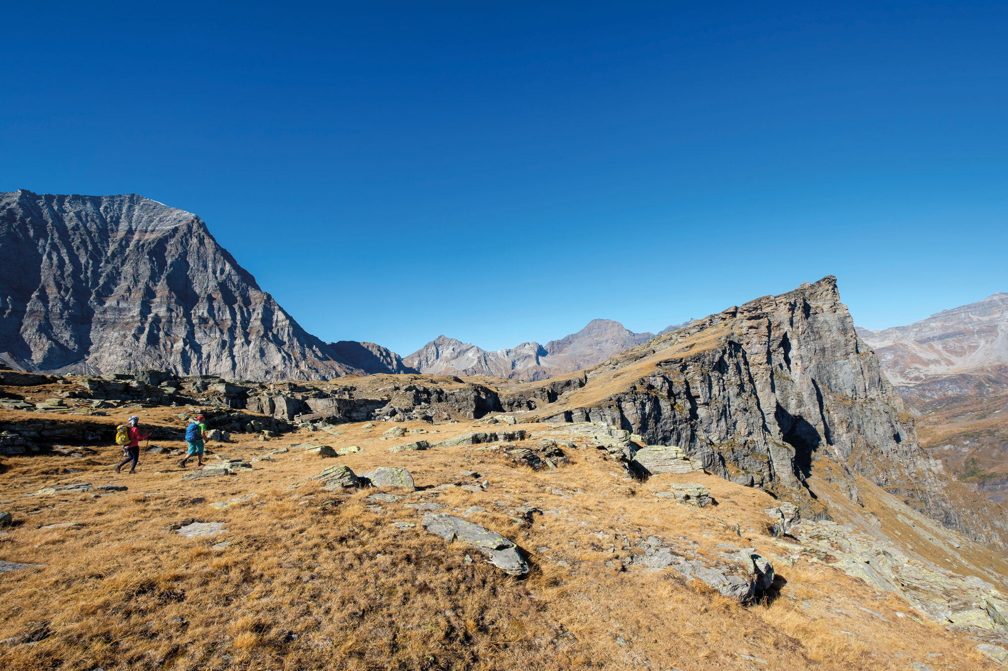 Wandern auf die Alpe Veglia