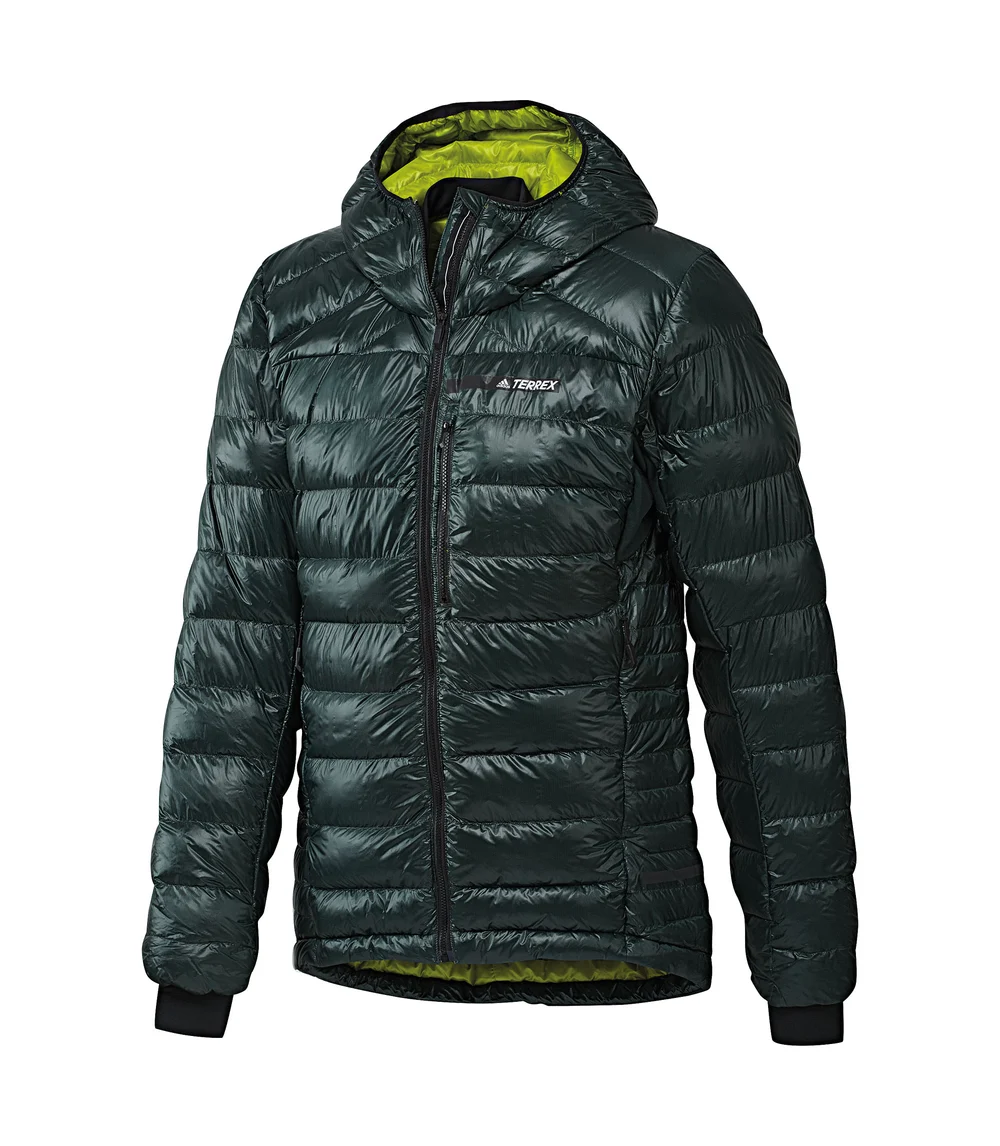 terrex climaheat agravic down hooded jacket