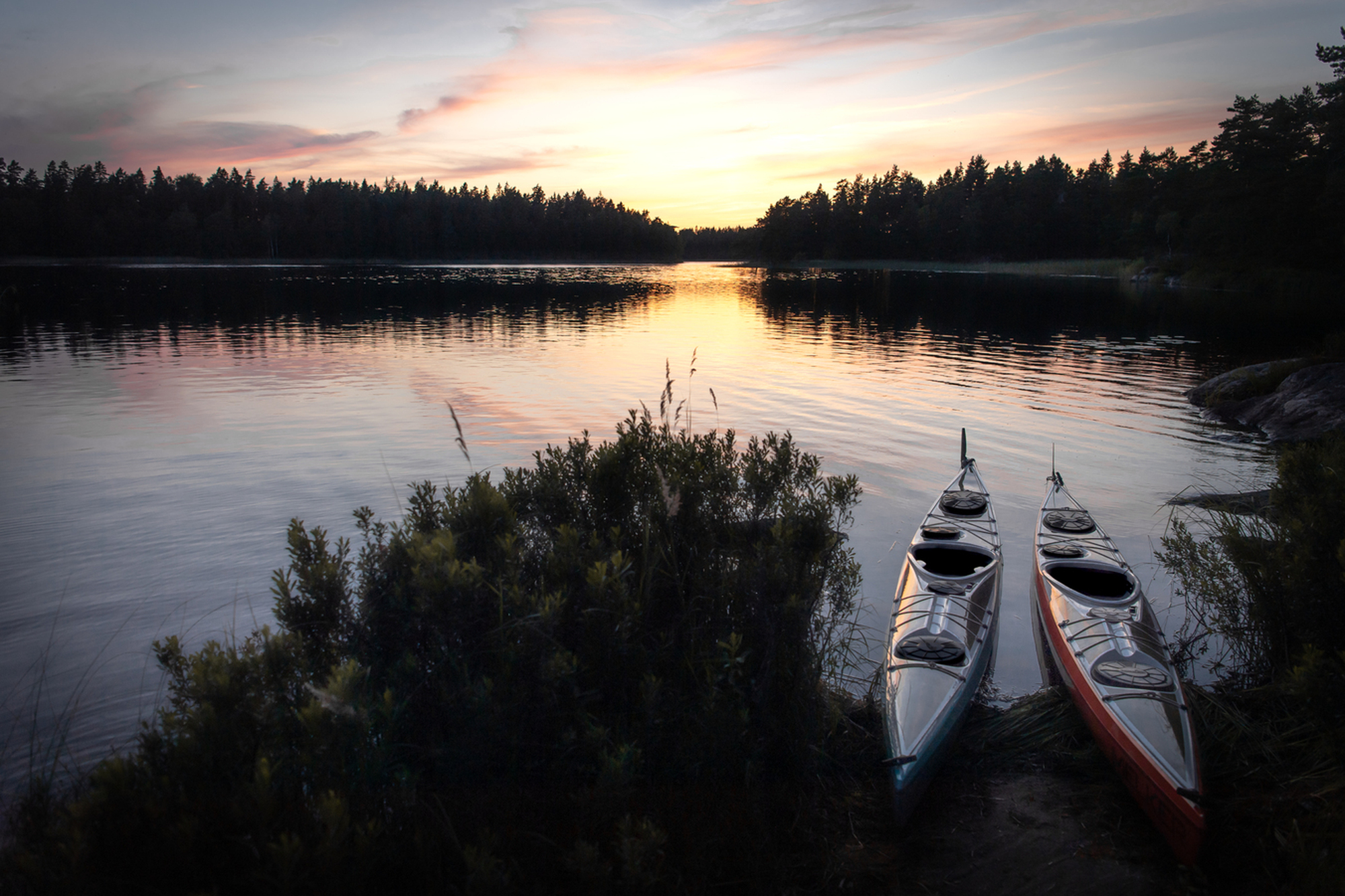 Mit dem Kajak durch Schweden: Ruhige Gewässer, Inseln und versteckte Buchten
