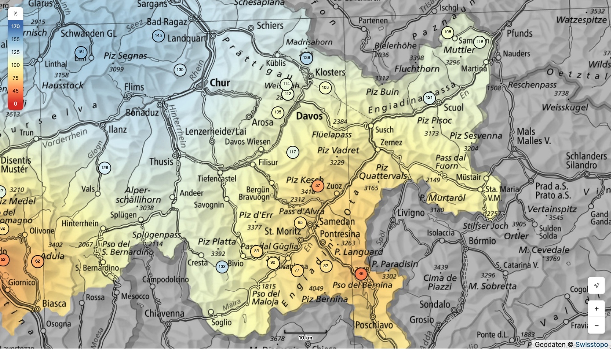 SLF mit neuen Schneekarten