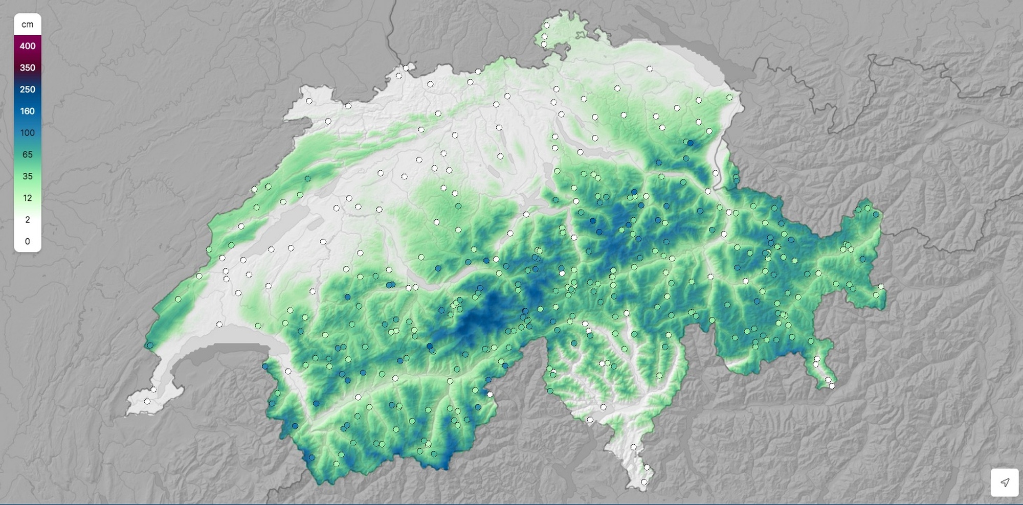 SLF mit neuen Schneekarten