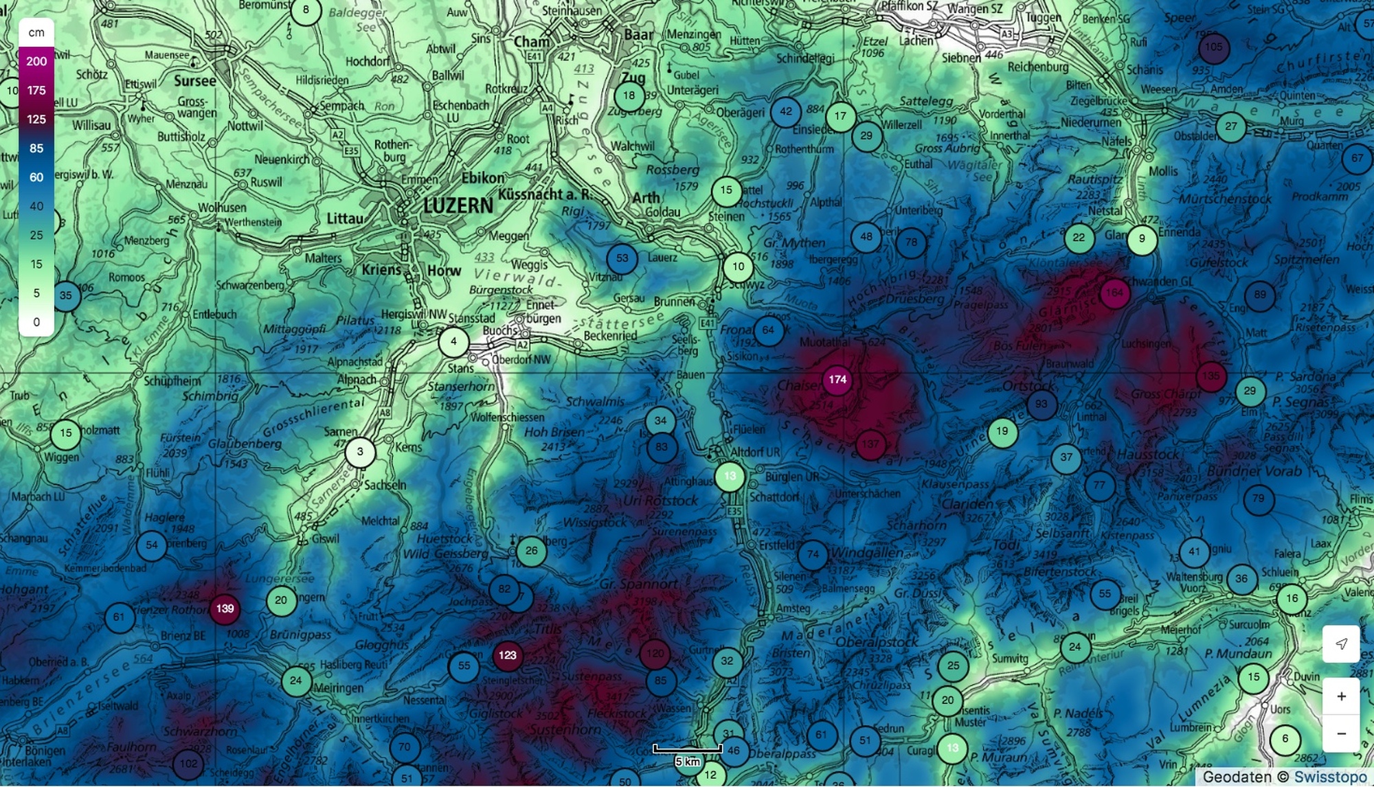 SLF mit neuen Schneekarten