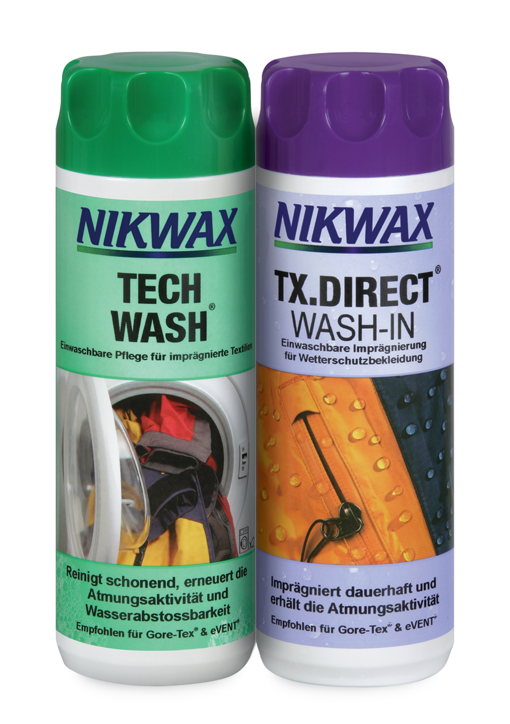 Nikwax Tech Wash und TX.Direct Wash-In