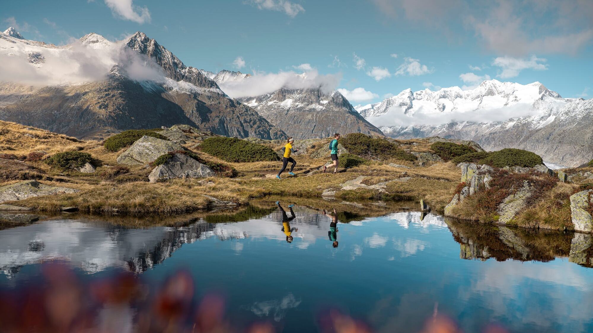 Eröffnung des Schweizer Stoneman Glaciara Hike