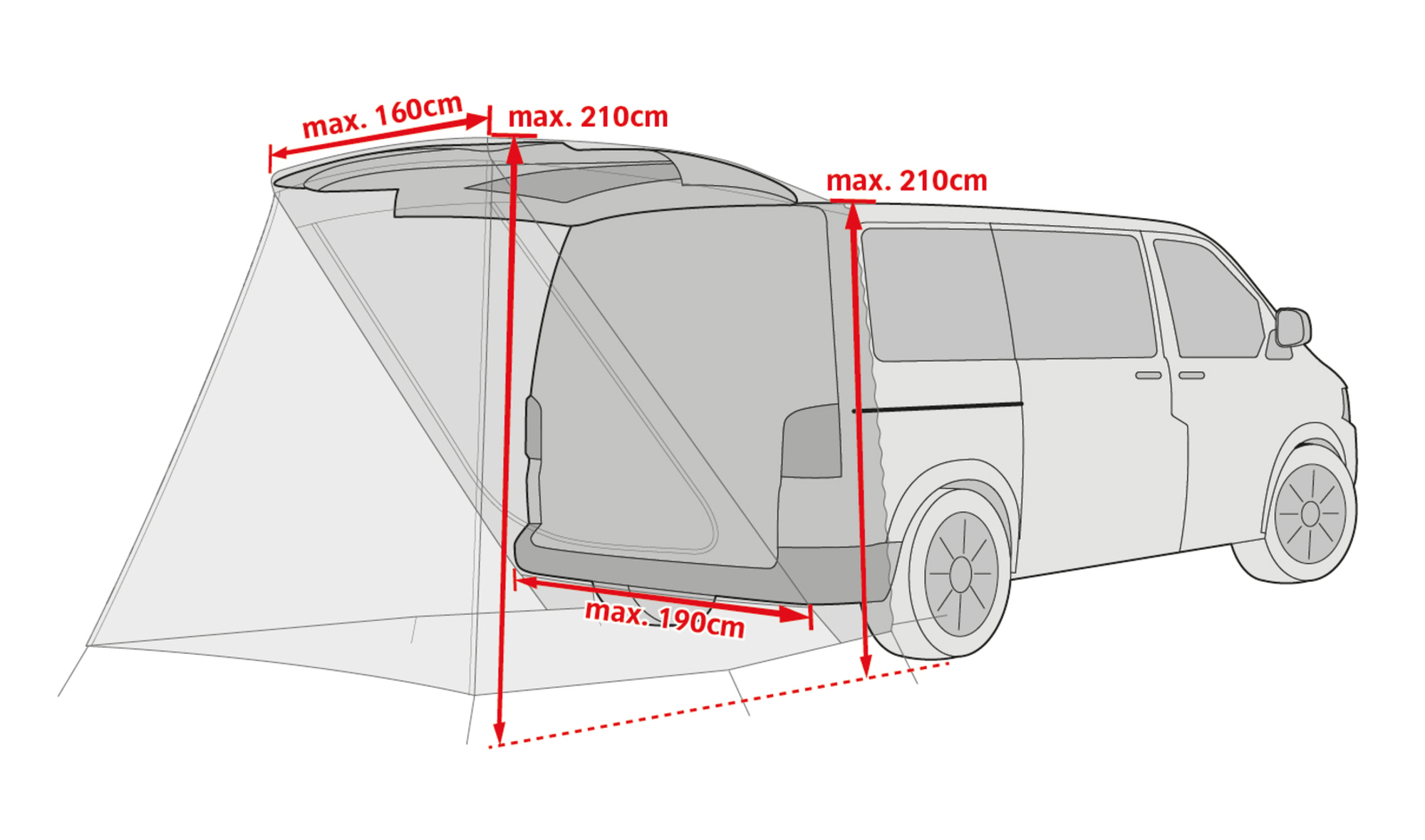 Vaude Drive Van Trunk – Autozelt