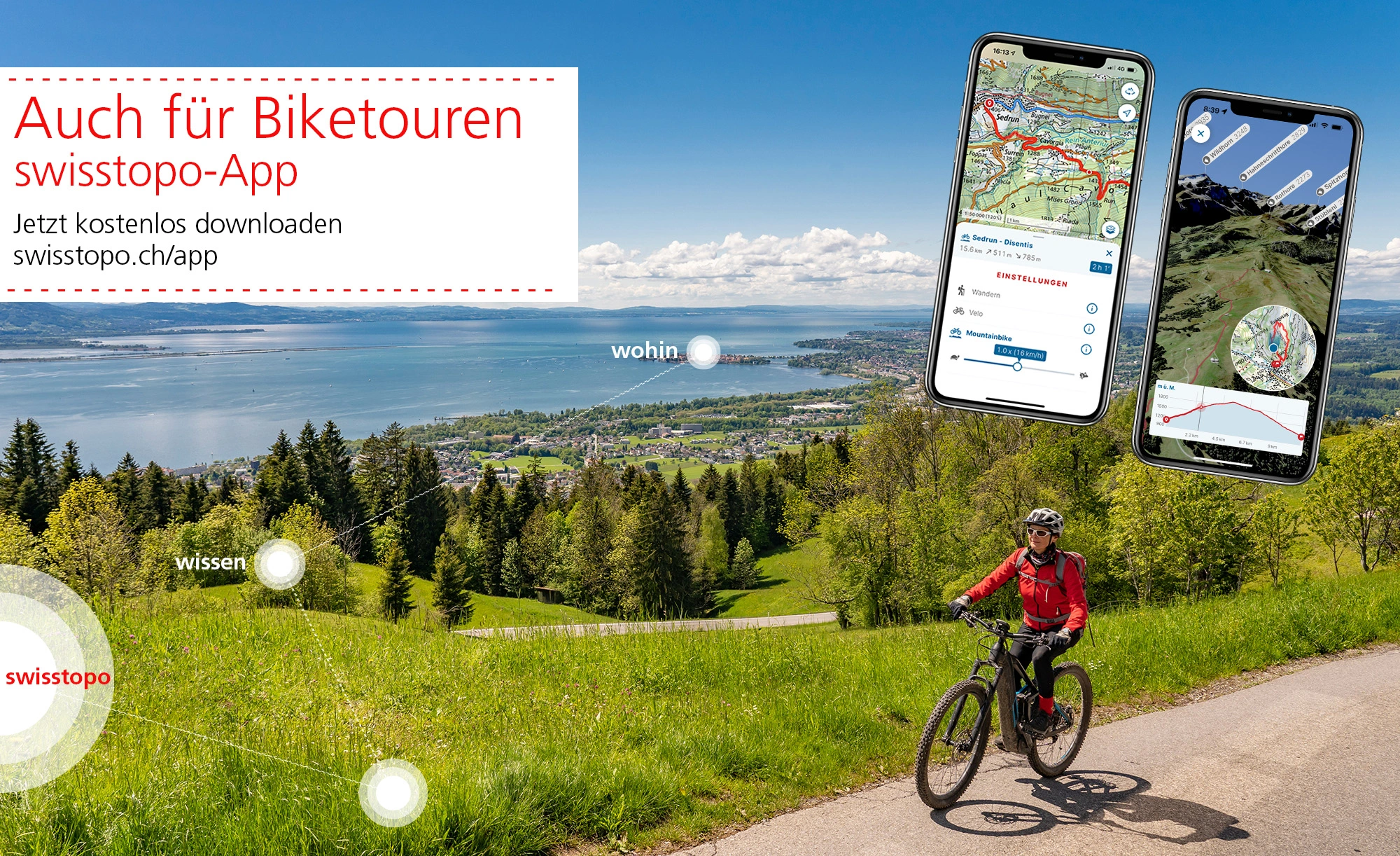 swisstopo-App: Neue Funktionen und Inhalte 2022