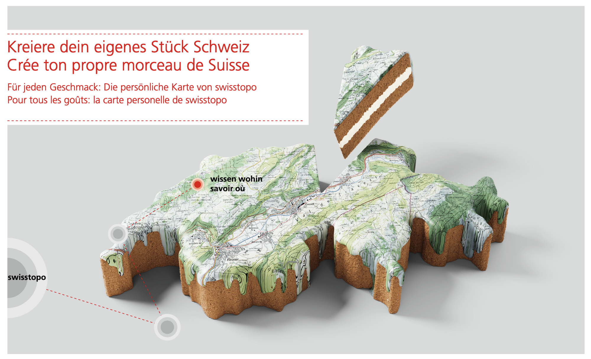 Schenke dein persönliches Stück Schweiz mit der mySwissMap