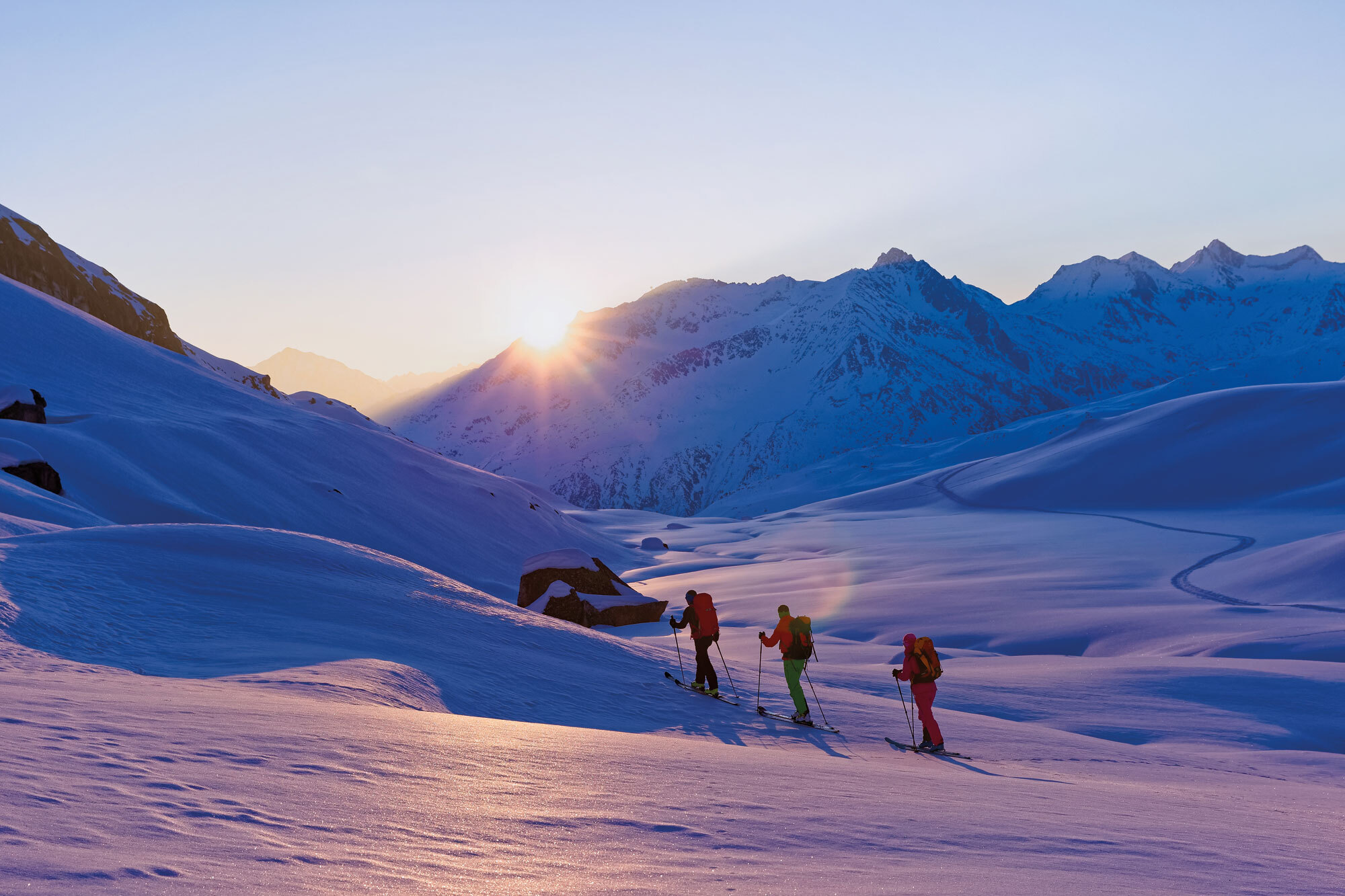 Skidurchquerung von Hütte zu Hütte – Die Urner Haute Route Skidurchquerung von Hütte zu Hütte – Die Urner Haute Route