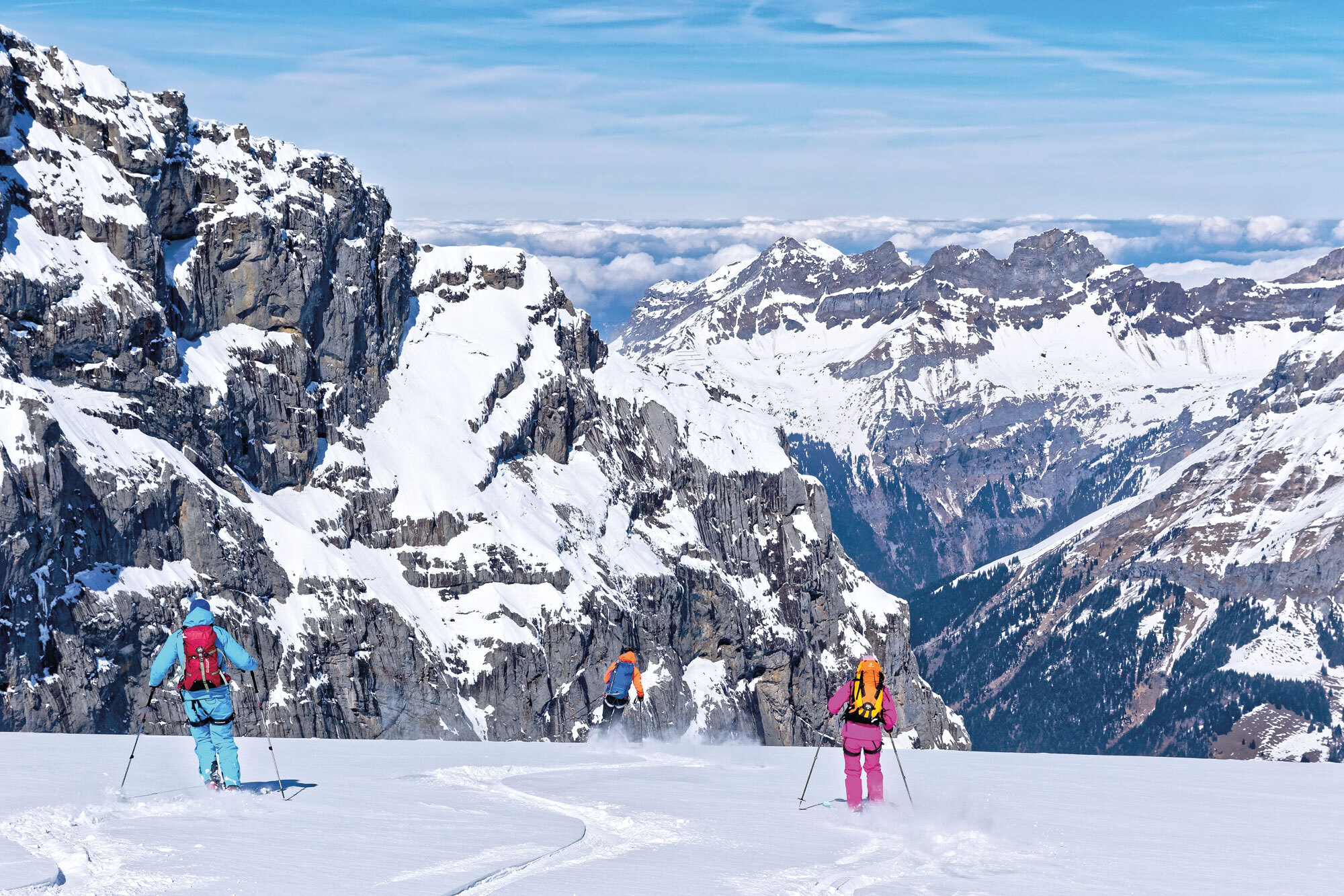 Skidurchquerung von Hütte zu Hütte – Die Urner Haute Route Skidurchquerung von Hütte zu Hütte – Die Urner Haute Route