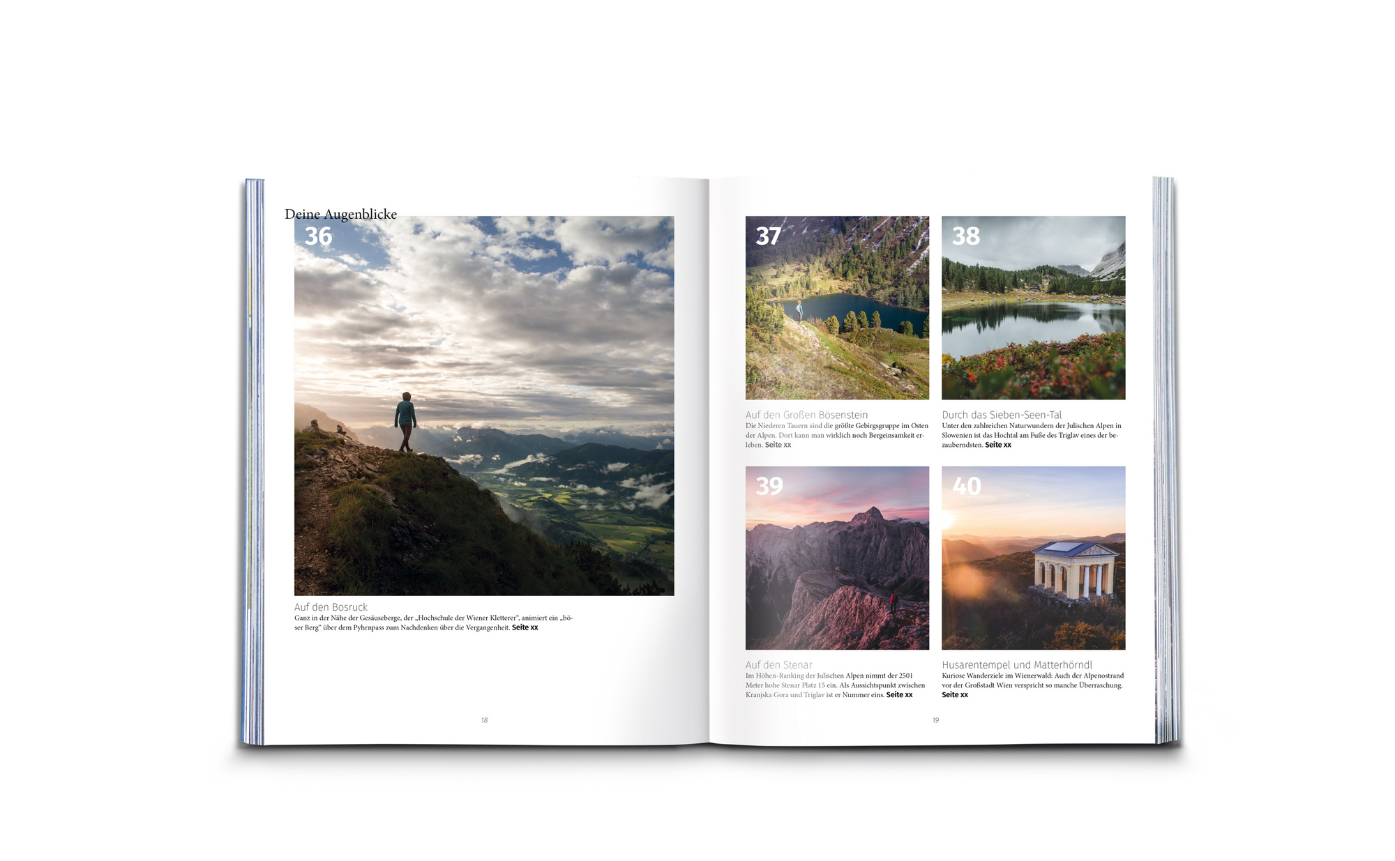 Lass dich inspirieren mit «Dein Augenblick – Die Alpen» Lass dich inspirieren mit «Dein Augenblick – Die Alpen»